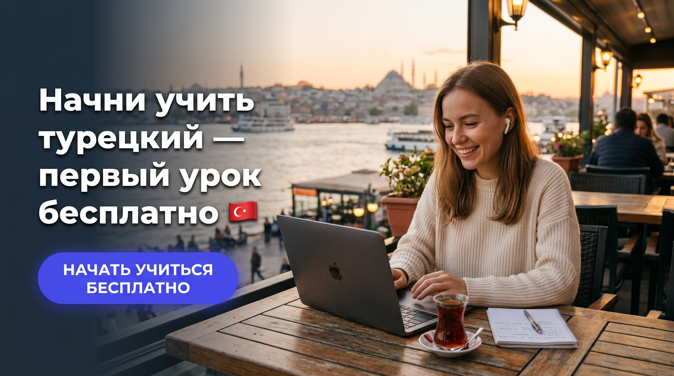 Начни учить турецкий — первый урок бесплатно