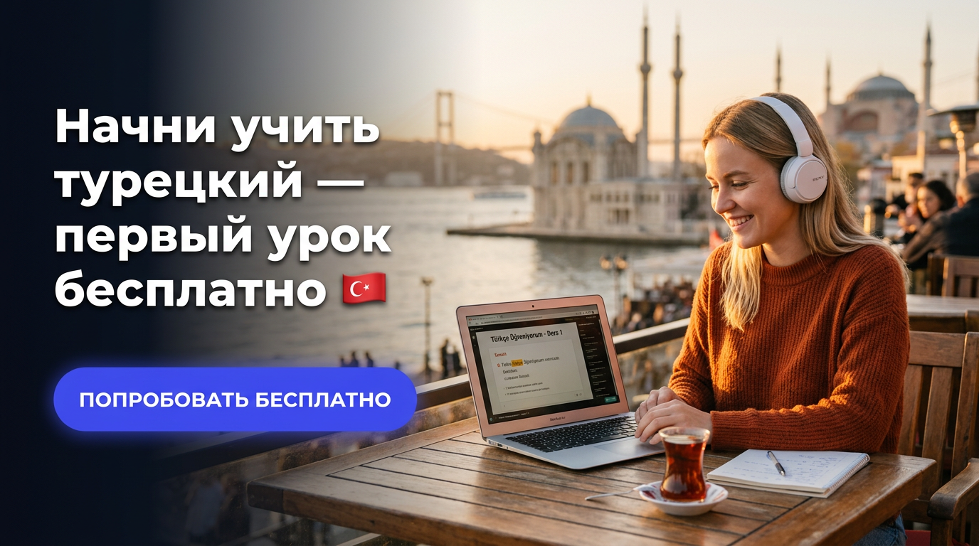 Начни учить турецкий — первый урок бесплатно